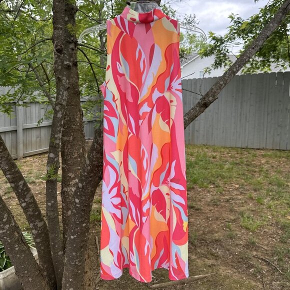 Julian chang Women's Multi Color Sleeveless Dress Small - Picture 2 of 5
